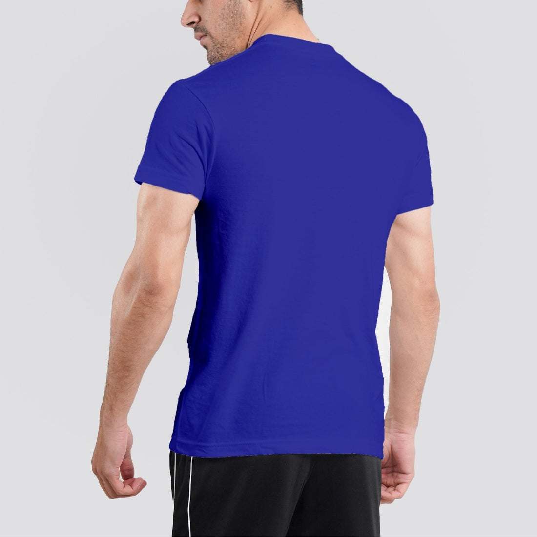 Short Sleeves Round Neck Royal Blue Tee Shirt | Pack of 6, 12, 24 and 48