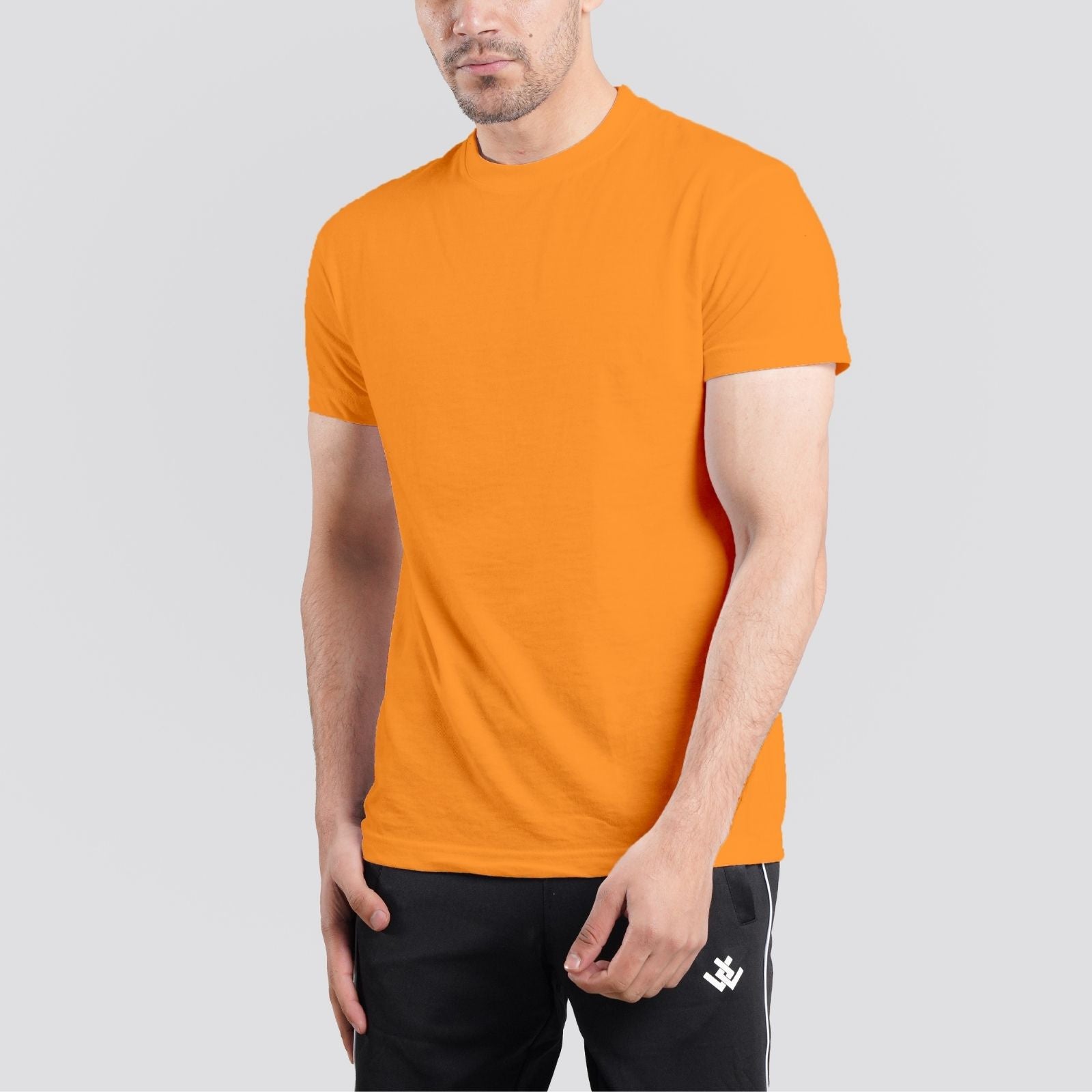 【CPGN STUDIO】23SS★ FRESH ORANGE Short Sleeve Short Sleeves Round Neck Orange Tee Shirt | Pack of 6, 12