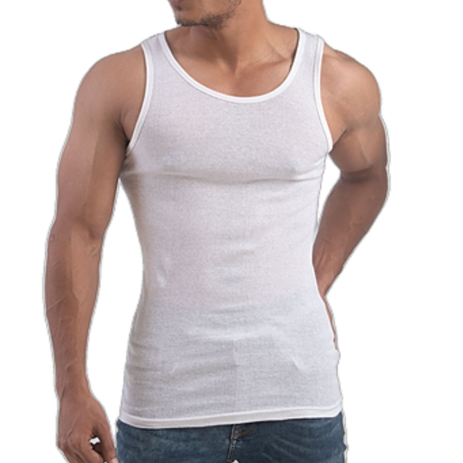 Men A Shirts White |  Pack of 6, 12