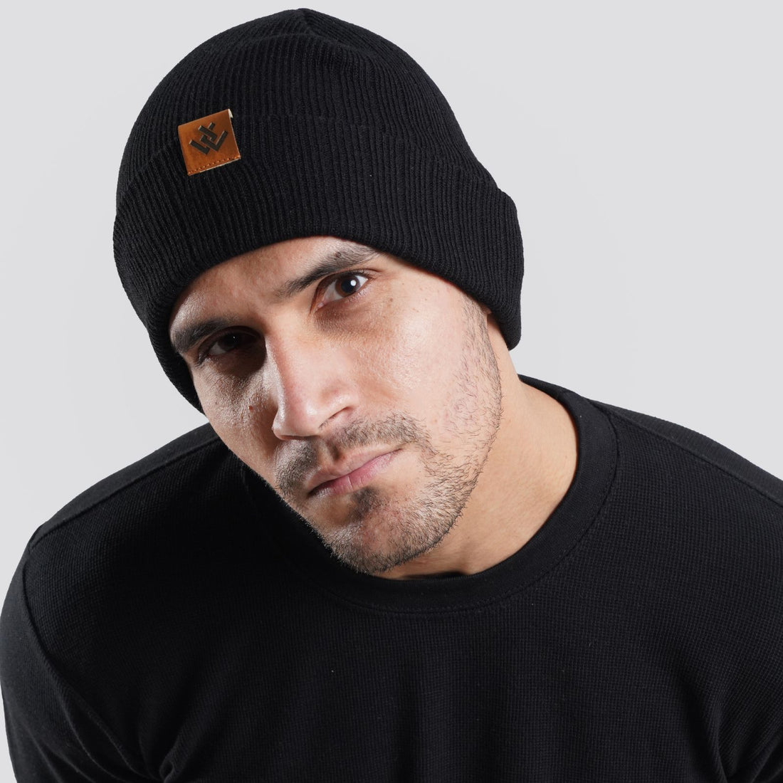 Solid Acrylic Knit Beanies Black Caps | Pack Of 6 | Free Shipment For USA