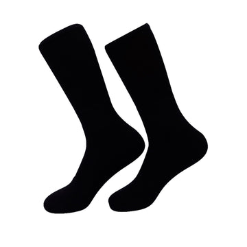 Crew Socks Black | Free Shipment For USA | Pack of 12 and 24.