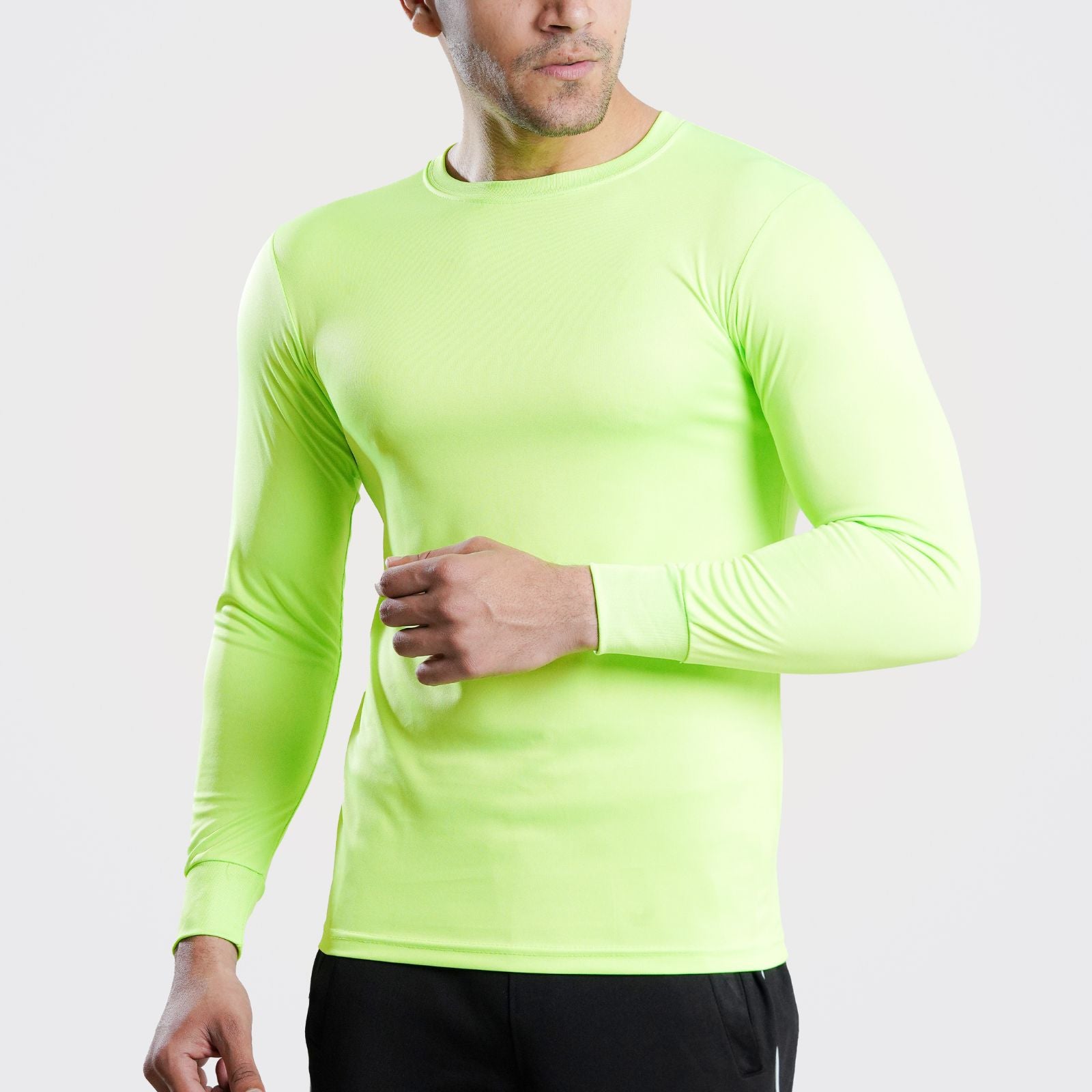 Long Sleeve Dry Fit Green Tee Shirt | Pack of 6 – Urban