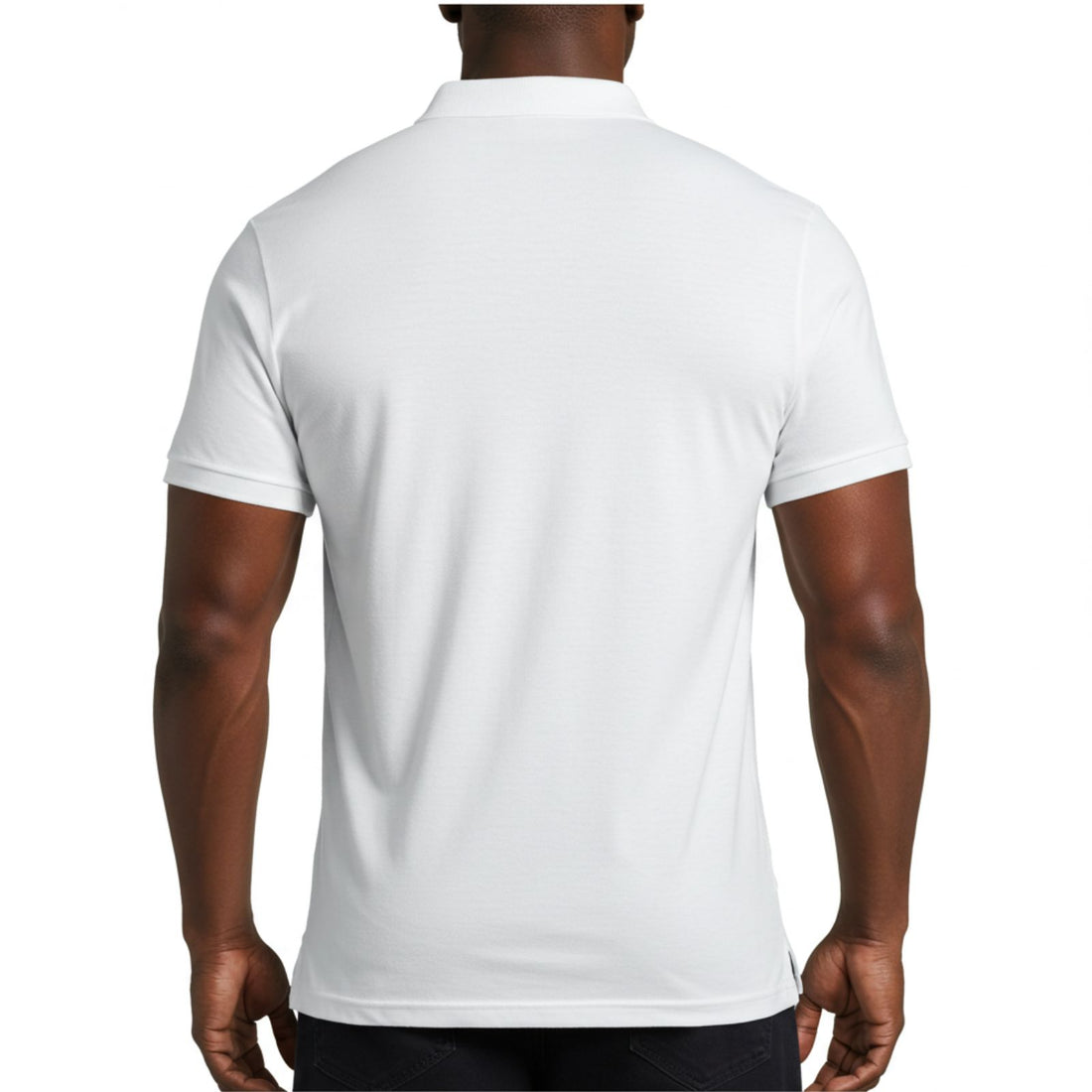 Short Sleeves Polo White Tee shirt |  Pack of 6