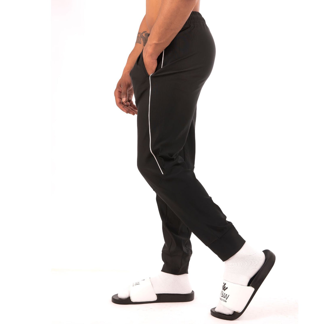 Men's Trouser With White Piping