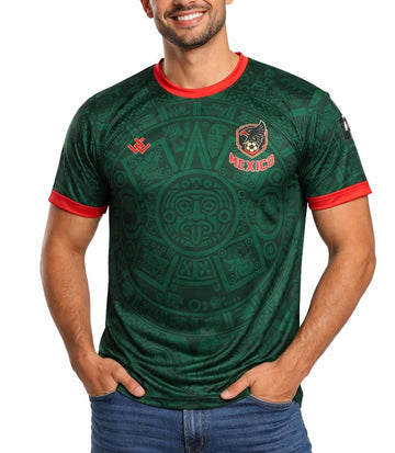 Mexico Short Sleeves Round Neck Sublimation Soccer Tee Shirt | Pack of 8